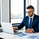 Home 6 **
A professional-looking individual, fully clothed in business casual attire, reviewing a budget spreadsheet on a laptop in a brightly lit, modern home office. The scene emphasizes organization and financial planning. Include visual cues of savings, like a piggy bank or bar graph showing progress. Safe for work, appropriate content, fully clothed, professional, perfect anatomy, natural proportions, family-friendly.
**